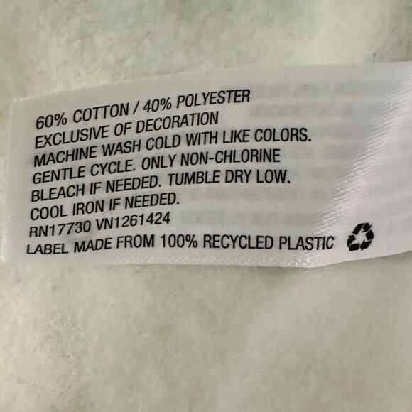 NWT Wild Fable Hoodie Womens M Green Swirl Cotton Cropped Tie Dye Y2K - Picture 5 of 6